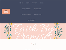 Tablet Screenshot of faithbypromises.org